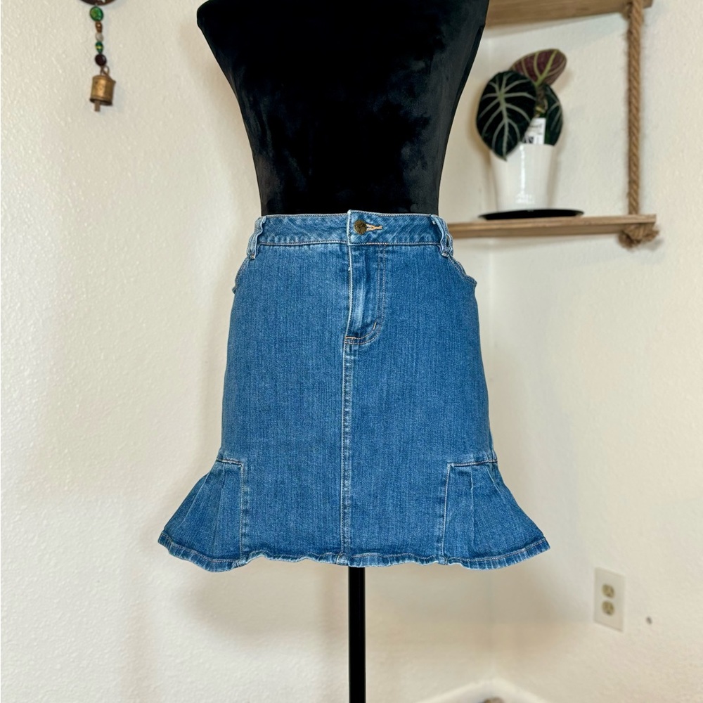 Y2k Plus Size Denim Skirt 17/18